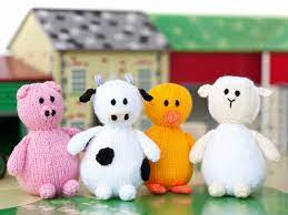 Vintage 1980's hand knitted christmas nordic dolly soft toy cottage core xmas. How To Knit Toys Sewing Up Knitted Toys The Knitting Network