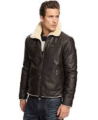 Bomber Jacket Inc International Concepts Jacket Faux Shearling Buster Bomber Jacket Men Mens Leather Bomber Jacket Leather Jacket Outfit Men Leather Jacket