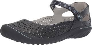 Details About Jbu By Jambu Womens Bamboo Mary Jane Flat Black Size 11 0 Yotp