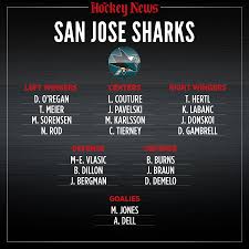 2020 vision what the san jose sharks roster will look like