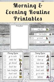 daily routine printables simple living creative learning