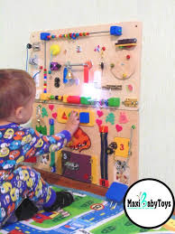 Busy Board Toddler Gift Montessori Baby Busy Toddler Toy Latch Board Toddler Sensory Board Montessori Activity Board 1 Year Old Gift Baby Bebek Oyun Bebek Fikirler