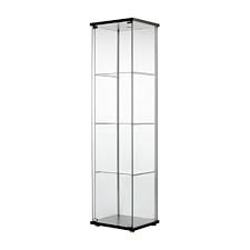 These glass showcases and trophy cabinets are for professional use. Ikea Glass Door Cabinet Black Brown Zen Merchandiser