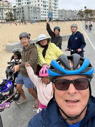 Epic ride at Venice Beach with family