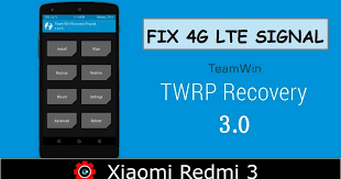 Back up all data to anticipate. Install Custom Recovery Fix 4g Lte Redmi 3 Pro