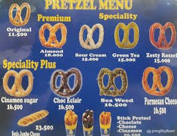 $ • pretzels, fast food. Selalu Diperbarui Menu Auntie Anne S Slipi