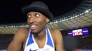 Matthew Hudson-Smith (GBR) after winning gold in the 400m