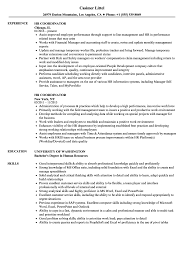 As a hr coordinator, you will coordinate the hr activities in a company. Hr Coordinator Resume Samples Velvet Jobs