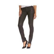 Femmes nudie jean co sec enduit noir jeans slim jim jean taille w 29 l 34. New Brooke Femme Jean Slim Enduit Noir
