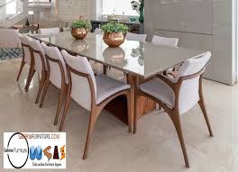 Harga Meja Makan Marmer 8 Kursi Desain Modern