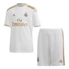The away real madrid kits 2019/2020 dream league soccer is very beautiful. Kit Adidas Kids Real Madrid 2019 2020 Home White Futbol Emotion