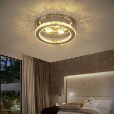 Modern Led Kristal Avize Aydinlatma Ayna Yuzuk Tavan Lambasi Oturma Odasi Icin Mutfak Armatur Ev Dekor Isik Fikstur Avizeler Aliexpress In 2020 Slaapkamer Meisjes