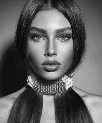 Mlmlmlmlmlmlmlmlmlmlml Face Photography Black And Grey Hair White Makeup