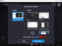 How To Share The Screen With Sound On In Skype