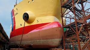 En Images Visite De Chantier Sur Le Dock Flottant De Rouen Qui Accueille La Drague Aspiratrice