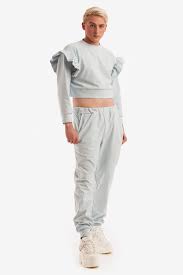 See how you can wear the latest trends as demonstrated by models, celebrities and our a list style icons. Lina Sweatpants Baby Blue Loud Bodies Inclusive Ethical Sustainable Fashion