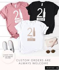 Girly Personalized Birthday Women S Birthday Shirts For Adults Birthday Shirts 21st Birthday Shirt Birthday Girl Shirt Etsy 21st Birthday Shirts 21st Birthday Girl Birthday Shirts