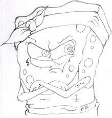 Coloring pages of gangster google search cat coloring book. Gangster Spongebob Coloring Pages Spongebob Drawings Spongebob Coloring Drawings