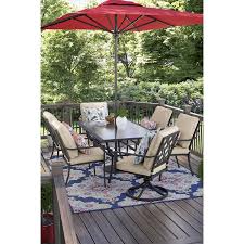 Check spelling or type a new query. Shop Style Selections Glenn Hill 7 Piece Patio Dining Set At Lowes Com