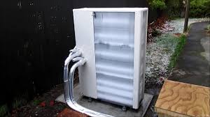 During the defrost cycle, the heat pump is operated in reverse. Heat Pump In Defrost Mode Youtube