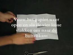 Boekje Vouwen Uit 1 Vel Papier Papier Knutselen Met Papier Boekbinden