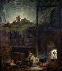 A Hermit Praying In The Ruins Of A Roman Temple The Barn Hubert Robert 1760 Kartiny Luvr I Hudozhniki