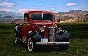 Image result for Red 1940 Truck