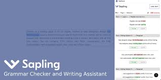 Screenshot of Sapling