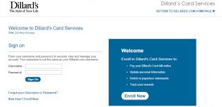 But to get the most of the card, you need to spend at least $750 annually on the 2x categories. Dillards Myonlineresourcecenter Com Access To Dillard S Credit Card Account
