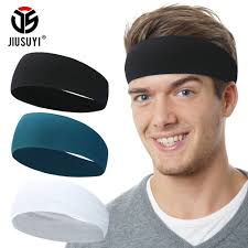 تنفس Headbands رباط شعر مطاطا لينة العصابة تمتد عمامة دراجة أغطية الرأس اكسسوارات Hairband عقال الرجال النساء عصابات الرأس Aliexpress