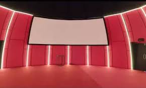 Watching movie in touring talkies