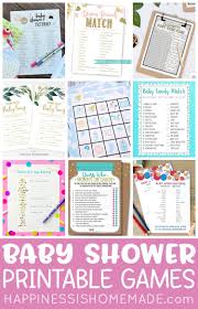 You can design your own template style based on your own needs or you can use default styles embedded in microsoft word. 18 Printable Baby Shower Games Happiness Is Homemade