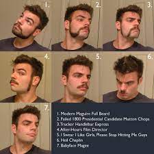 Men S Facial Hair Style Chart Some Ideas Of Facial Hair Mens Facial Facial Hair Mens Facial Hair Styles