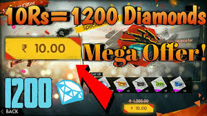 Garena free fire diamond is the game currency. 1200 Diamonds In Only 10 Rupees Freefire Lucky Chance To Win Guns Skins And Free Diamonds For All Youtube