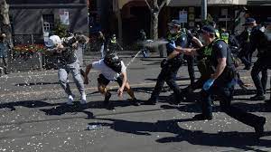 The current lockdown was due to end at 8:00pm today but will now be extended until at least august 19. Covid Australian Police Clash With Anti Lockdown Protesters Bbc News
