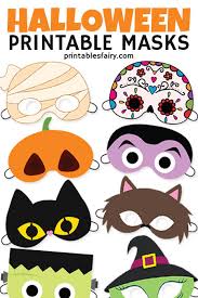 Make these diy halloween masks for the perfect costume. Printable Halloween Masks For Kids The Printables Fairy