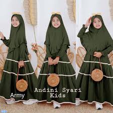 Sebagai anak mudan zaman sekarang cinta sering berpenampilan seksi sekali, jangankan untuk keluar rumah. Andini Syari Kids Army Grosir Tanah Abang Baju Import Online Murah Grosirdress Com Mobile