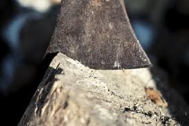 Normalerweise versuchen wir für einige minuten auf dem klotz herum zu hacken, man gibt dann aber schnell auf und wirft das stück auf den großen haufen. Holz Spalten Frisch Oder Trocken Holz Ums Eck