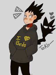 Tokoyami My Hero Academia Bird Guy Tokoyami From My Hero Acadamia As A Human Made By Squishyloaf On Arts And Ocs Animo Mha Bnhm Tokoyami My Hero Hero Tokoyami Boku No Hero