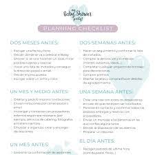 Baby Shower Planning Checklist My Baby Shower Party