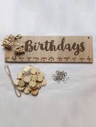 Birthday Calendar Diy Wooden Reminder Board Birthday Calendar Reminder Birthday Reminder Birthday Reminder Board
