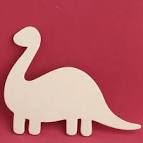 Wooden dinosaur cutouts