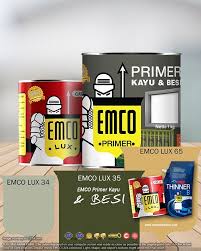 Anti Lembab Untuk Kayu Emco Primer Kayu Besi Melapisi Substrat Kayu Dan Besi Seperti Tameng Yang Aktif 24 Jam Selain Juga Menghindar Warna Cat Warna Primer
