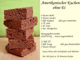 Amerikanischer Kuchen Ohne Ei Kuchen Ohne Ei Lebensmittel Essen Backen Ohne Ei