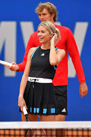 #alexander zverev #lena gercke #bmw open #tennis #sports. Lena Gercke Joins Alex Zverev For An Exhibition Match At The Bmw Open In Munich Germany 260419 14