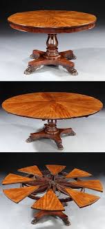 Extremely Rare And Important Circular Extension Dining Table Patented By Robert Jupe This And More Rare Antique Furni Casa E Cozinha Madeira E Metal Decoracao