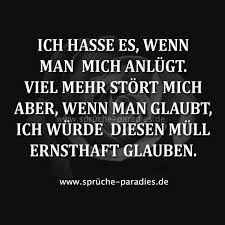 Ich Hasse Es Wenn Man Mich Anlugt Viel Mehr Stort Mich Aber Wenn Man Glaubt Ich Wurde Diesen Mull Ernsthaft Glauben Spruche Spruche Zitate Witzige Spruche