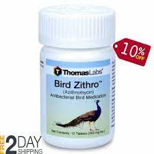 Pin On Bird Zithro Azithromycin 250mg 30 Tablets Thomas Labs Antibiotics Free Shipping