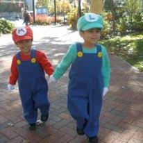 Mario And Luigi Mom Made Halloween Costumes Kids Mario Costume Halloween Boys Boy Halloween Costumes