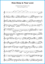 How Deep Is Your Love By Bee Gees Music Score And Playalong Sheet Music And Playalong Musica In 2020 Saxophone Sheet Music Sheet Music Jazz Sheet Music